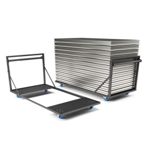 AluStage T-35 – wózek transportowy do podestów scenicznych (do 15 szt.)