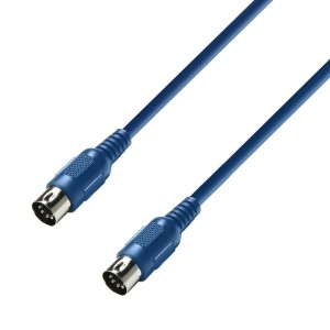 Adam Hall Cables K3 MIDI 3 m  BLU