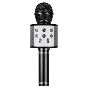 NN MIKROFON KARAOKE BLACK głośnik Bluetooth USB SD 