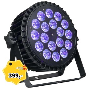 Light4Me Alu Hexa PAR 18x10W RGBWA-UV – Profesjonalny Reflektor LED PAR