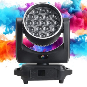 LIGHT4ME SKY WASH 19x15W RGBW – ruchoma głowica LED z efektem RING i SMD