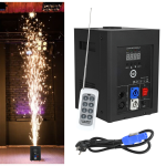 Light4Me Sparkly – wytwornica iskier 600W DMX z pilotem, efekt zimnych ogni do 5 m
