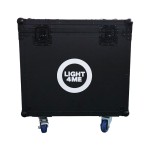  LIGHT4ME SKY FX 19x40W CASE 2IN1 skrzynia transportowa na 2 głowice ruchome akcesoria 4 kółka mechanizm blokady 