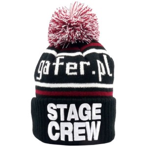 Gafer.pl zimowa czapka z pomponem STAGE CREW czarna