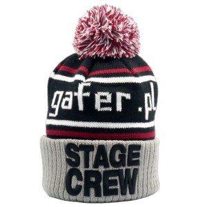 Gafer.pl zimowa czapka z pomponem STAGE CREW szara 