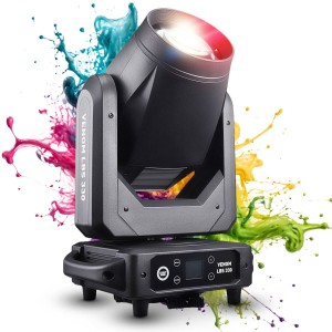  LIGHT4ME VENOM LBS 330 głowica ruchoma hybryda beam spot oświetlenie sceniczne DMX lampa wyładowcza 330W PHX MSD 15R 2x hak montażowy 