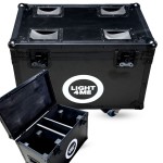  LIGHT4ME MH WASH 19x25 RGBW CASE 2IN1 skrzynia transportowa na 2 głowice ruchome przegroda na akcesoria 4 kółka mechanizm blokady 