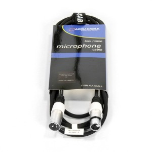Przewód Mikrofonowy XLR 3M z OZNACZENIEM - AC-XMXF/3 microphone cable XLR/XLR 3m