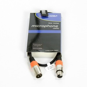 Przewód Mikrofonowy XLR  1M z OZNACZENIEM - AC-XMXF/1 microphone cable XLR/XLR 1m