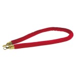  Showtec Velvet Rope Gold Hook Red 