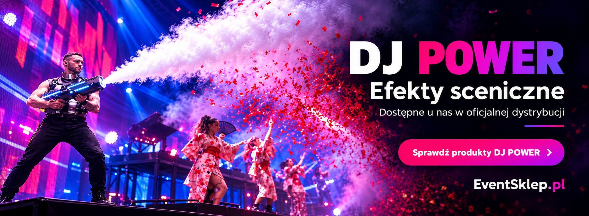 DJ POWER efekty sceniczne – oficjalna dystrybucja w EventSklep.pl