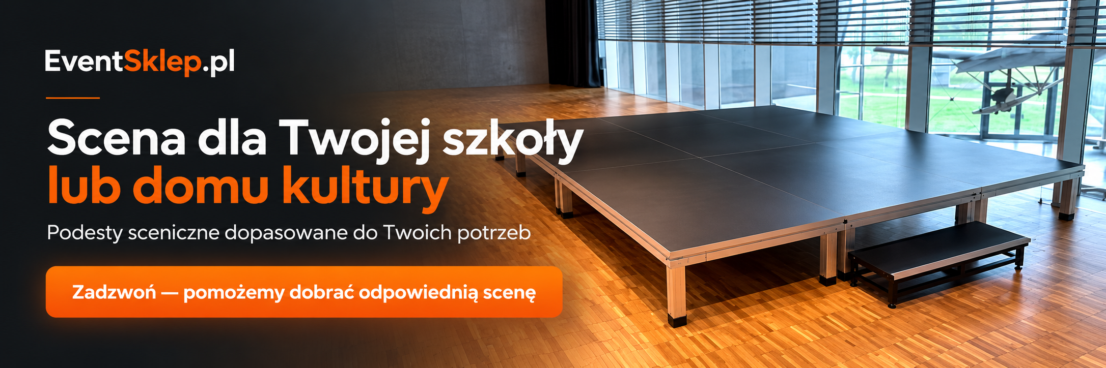 Scena dla szkoły i domu kultury